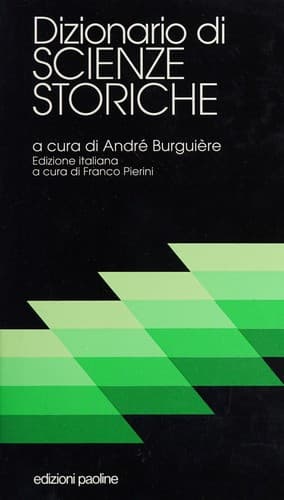 Tapa de Dizionario di scienze storiche