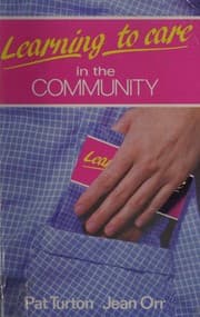 Tapa de Learning to care in the community