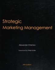 Tapa de Strategic marketing management