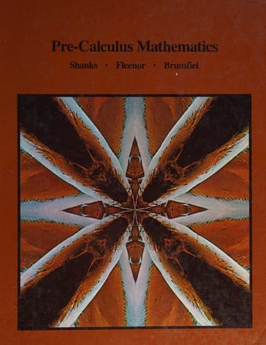 Tapa de Pre-Calculus Mathematics