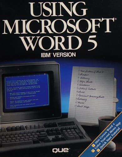 Tapa de Using Microsoft Word 5