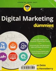 Tapa de Digital marketing for dummies