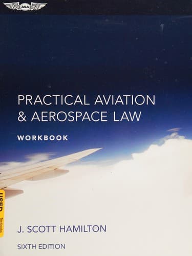 Tapa de Practical Aviation and Aerospace Law