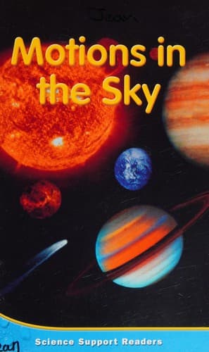 Tapa de Motions in the sky, support reader level 2 chapter 9
