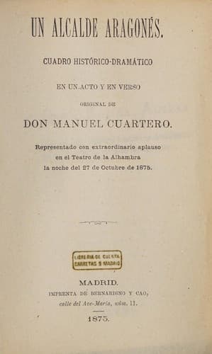 Tapa de Un alcalde aragonés