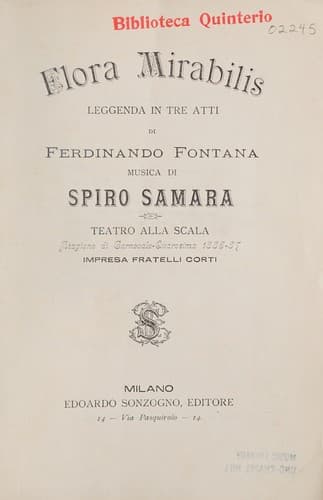 Tapa de Flora mirabilis