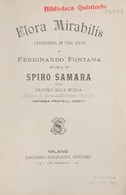 Tapa de Flora mirabilis
