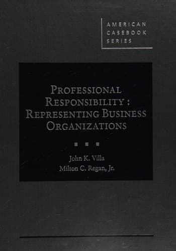 Tapa de Professional Responsibility
