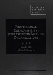 Tapa de Professional Responsibility