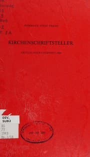 Tapa de Kirchenschriftsteller : Aktualisierungsheft 1984