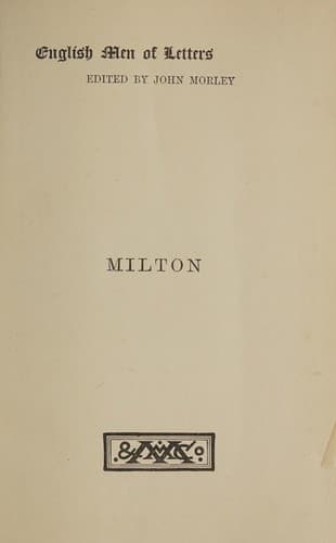 Tapa de Milton