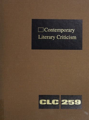 Tapa de Contemporary literary criticism