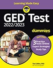 Tapa de GED Test for Dummies with Online Practice