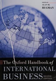 Tapa de The Oxford handbook of international business
