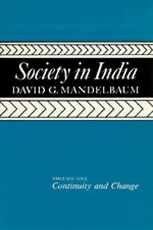 Tapa de Society in India: Volume 1