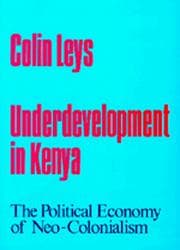 Tapa de Underdevelopment in Kenya