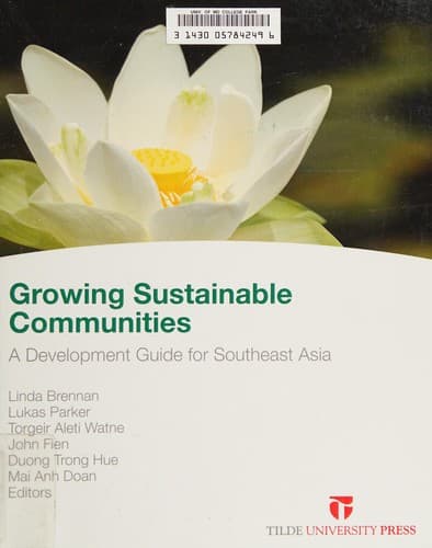 Tapa de Growing sustainable communities