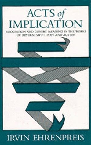 Tapa de Acts of implication