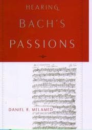 Tapa de Hearing Bach's Passions