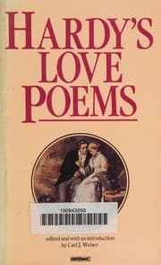 Tapa de Hardy's Love Poems (Papermac)