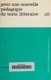 Tapa de Pour une nouvelle pédagogie du texte littéraire