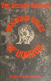 Tapa de The second book of unknown tales of horror