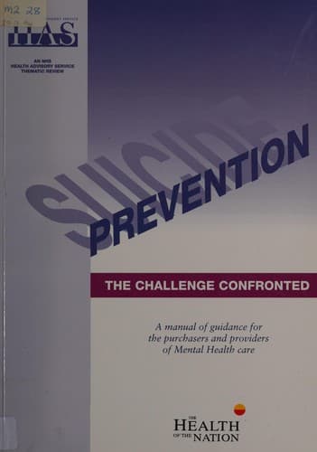 Tapa de Suicide prevention