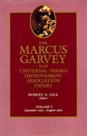 Tapa de The Marcus Garvey and Universal Negro Improvement Association Papers, Vol. V