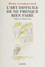 Tapa de L'art difficile de ne presque rien faire