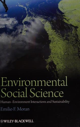 Tapa de Environmental social science