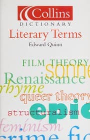 Tapa de Collins dictionary literary terms