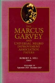 Tapa de The Marcus Garvey and Universal Negro Improvement Association Papers, Vol. VI
