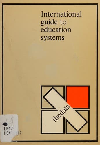 Tapa de International guide to education systems