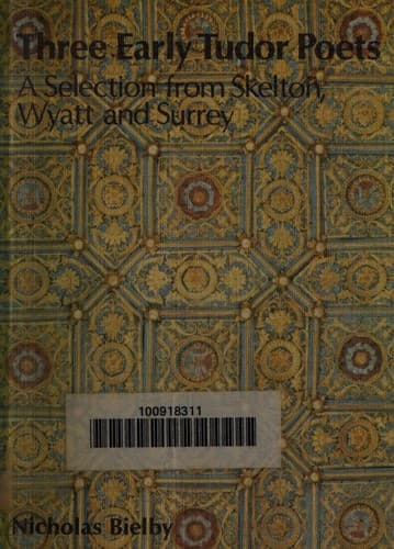 Tapa de Three early Tudor poets