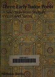 Tapa de Three early Tudor poets
