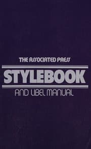 Tapa de Associated Press Stylebook and Libel Manua