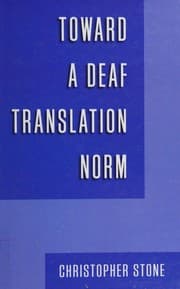 Tapa de Toward a deaf translation norm
