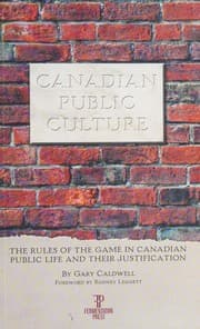 Tapa de Canadian public culture