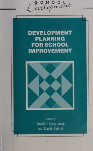 Tapa de Development planning for school improvement