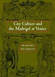 Tapa de City culture and the madrigal at Venice