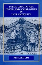Tapa de Public disputation, power, and social order in late antiquity