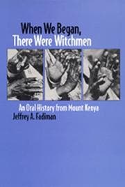 Tapa de When We Began, There Were Witchmen
