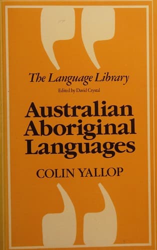 Tapa de Australian Aboriginal Languages (Language Library)