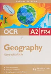 Tapa de OCR A2 geography student unit guide