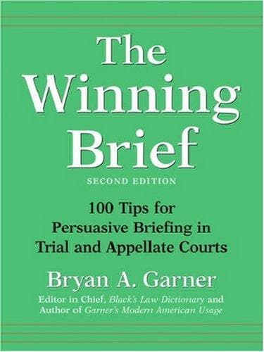 Tapa de The Winning Brief