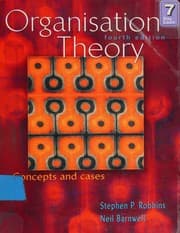 Tapa de Organisation theory