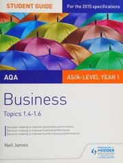 Tapa de AQA Business Student Guide 2