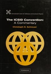 Tapa de The ICSID convention