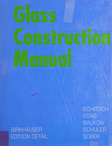 Tapa de Glass construction manual