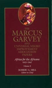 Tapa de The Marcus Garvey and Universal Negro Improvement Association Papers, Vol. X
